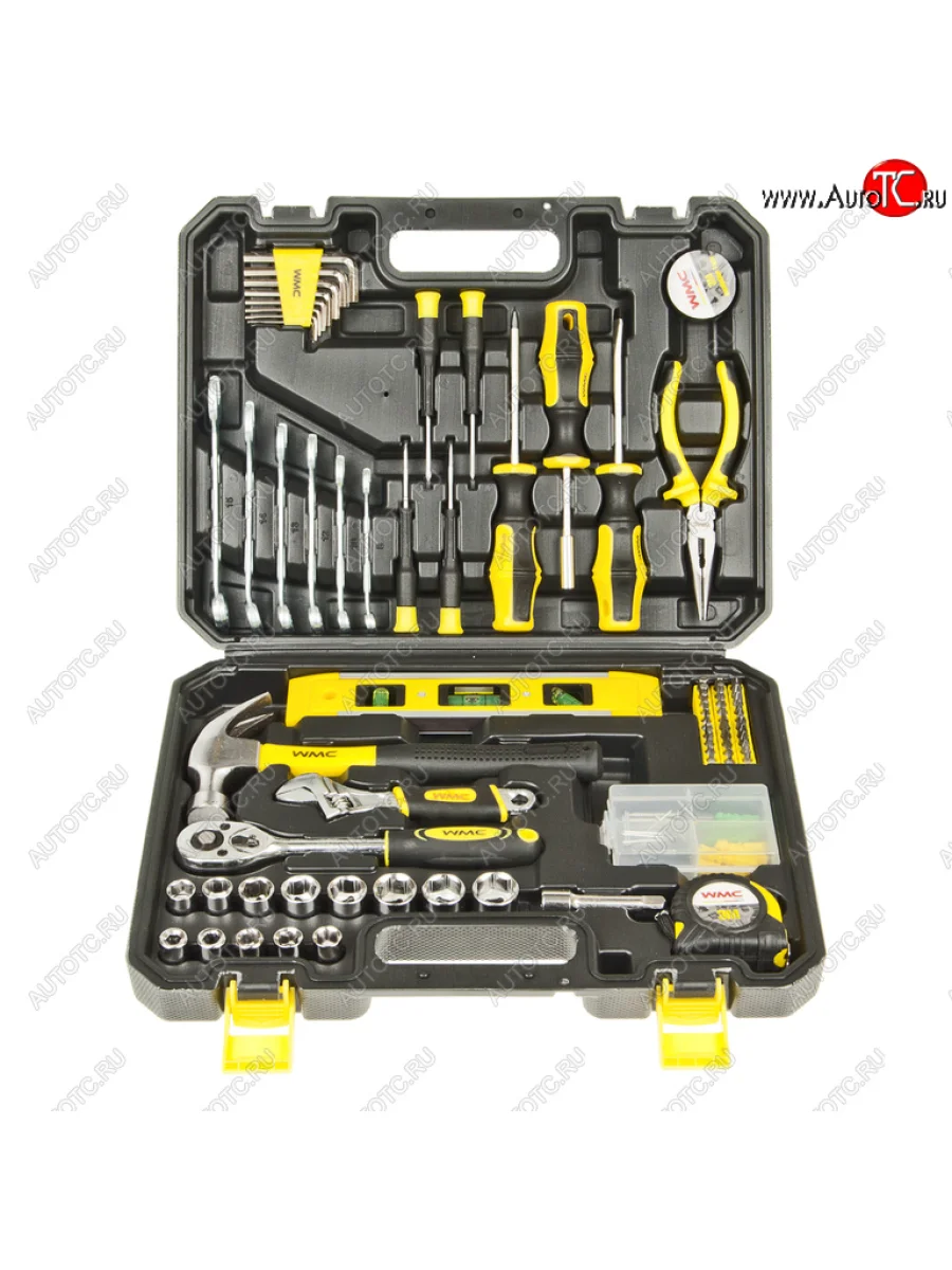 Набор инструментов 108 предметов слесарно-монтажный 14, 38 DR 4-19мм WMC TOOLS WMC TOOLS wmc-30108 с доставкой в г. Кемерово