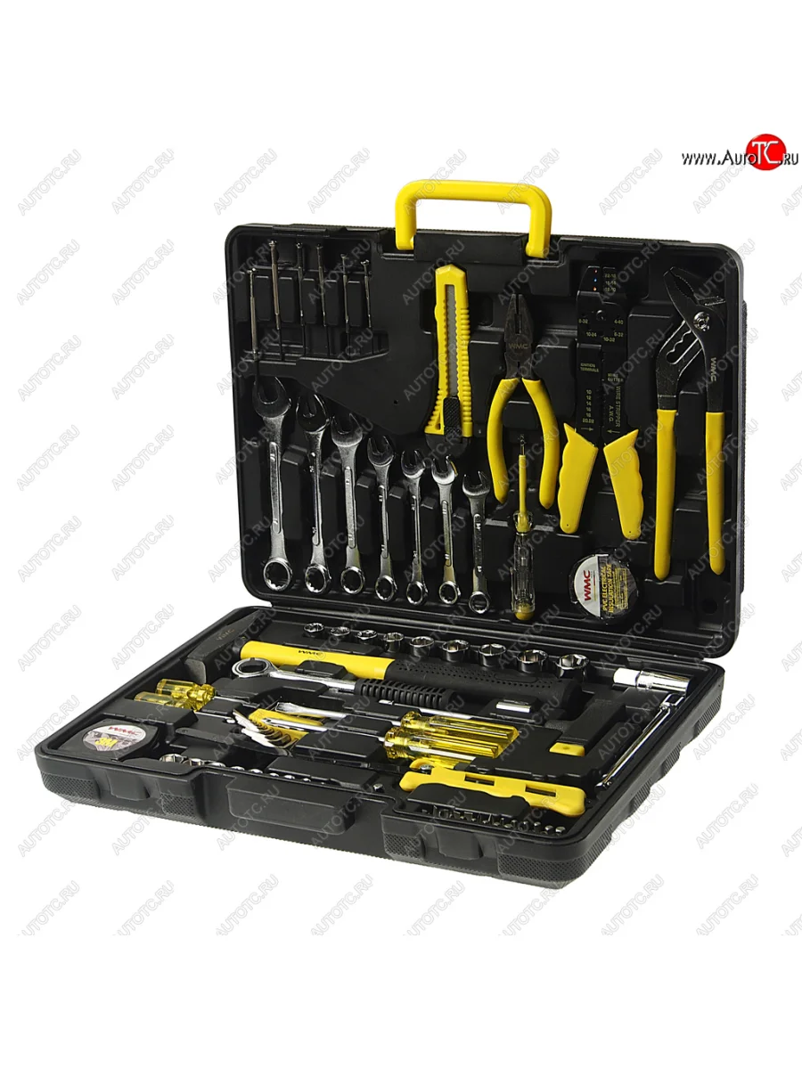 Набор инструментов 555 предметов слесарно-монтажный WMC TOOLS WMC TOOLS wmc-30555 WMC TOOLS wmc-30555 с доставкой в г. Кемерово