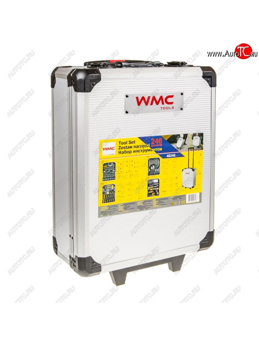 Набор инструментов 246 предметов слесарно-монтажный в кейсе WMC TOOLS WMC TOOLS wmc-40246 с доставкой в г. Кемерово