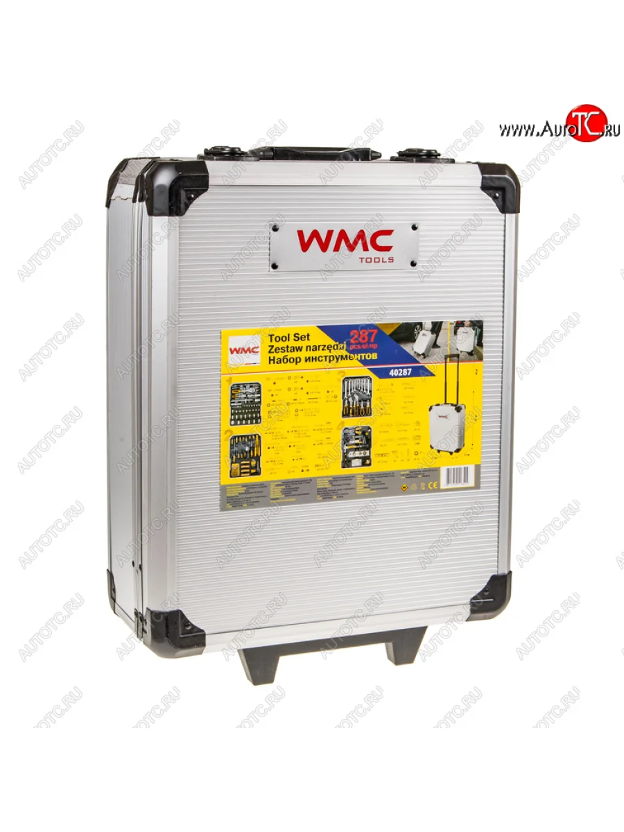 Набор инструментов 287 предметов слесарно-монтажный в кейсе WMC TOOLS WMC TOOLS wmc-40287 с доставкой в г. Кемерово