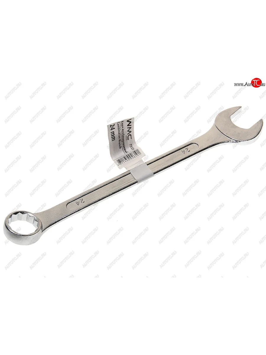 Ключ комбинированный 24мм 12-ти гранный прямой WMC TOOLS WMC TOOLS wmc-75524 с доставкой в г. Кемерово