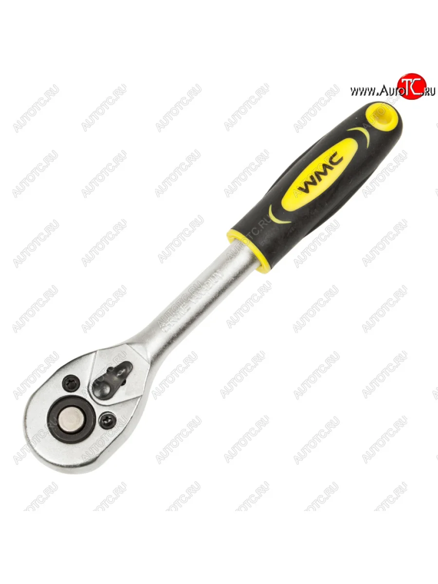 Ключ трещотка 14 24 зуба реверсивная с резиновой ручкой WMC TOOLS WMC TOOLS wmc-80222(80224) с доставкой в г. Кемерово