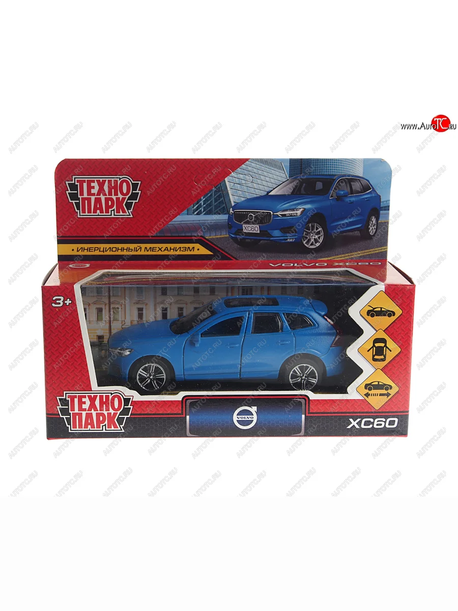 Модель автомобиля VOLVO XC60 металлическая ТЕХНОПАРК ТЕХНОПАРК xc60-12fil-bu с доставкой в г. Кемерово