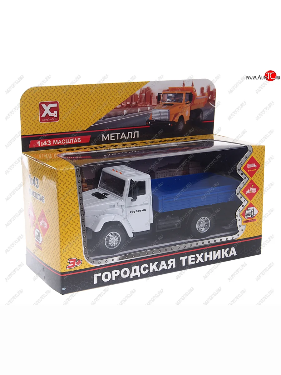 Модель автомобиля ЗИЛ-4331 (бортовой) металлическая NO NAME xg 877-a94b с доставкой в г. Кемерово