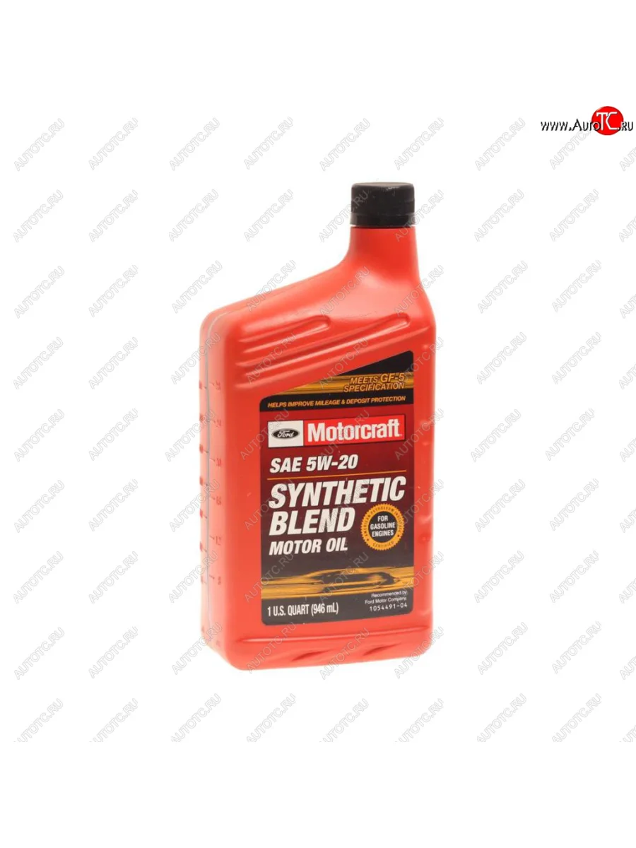 Масло моторное FORD 5W20 псинт.0.946л OE MOTORCRAFT FORD xo-5w20-q1sp с доставкой в г. Кемерово