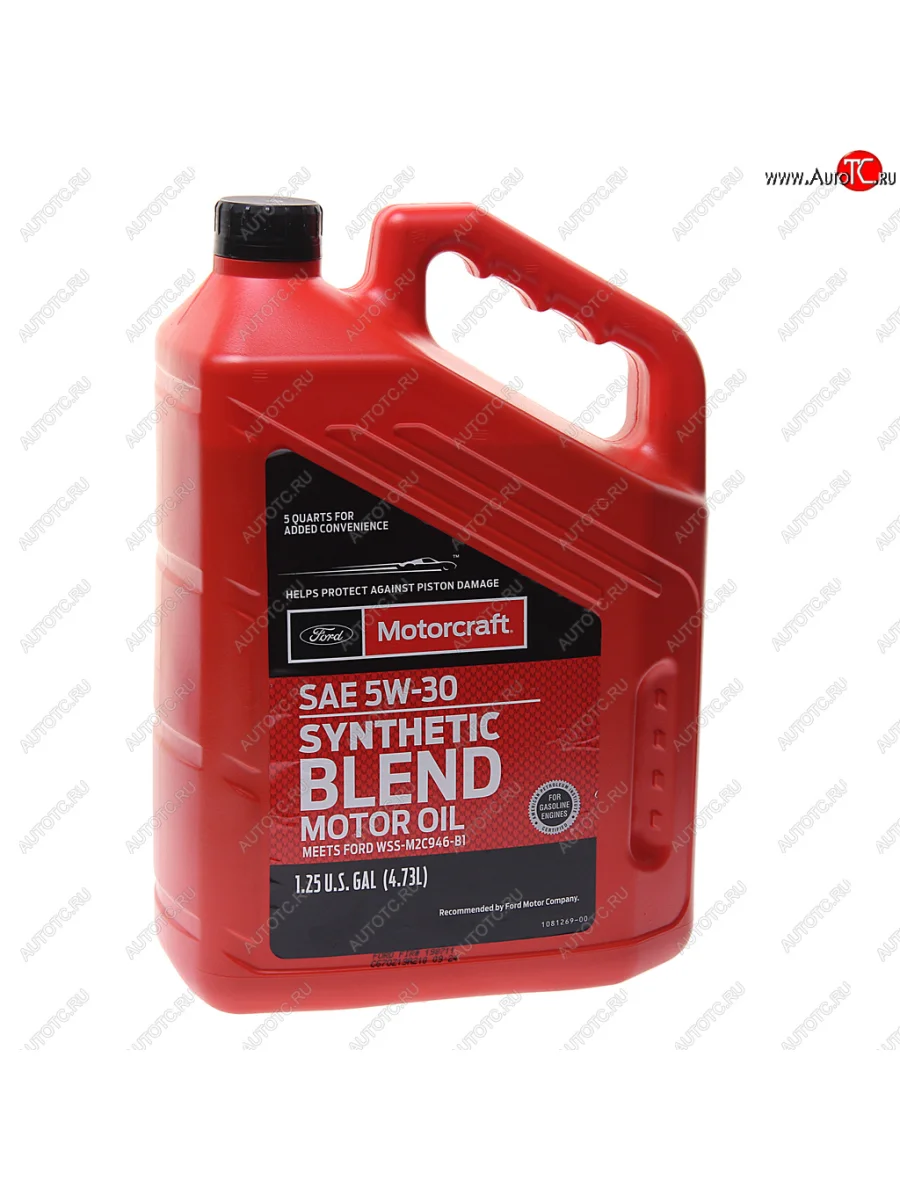 Масло моторное FORD 5W30 псинт.4.73л MOTORCRAFT FORD xo-5w30-5q3sp с доставкой в г. Кемерово