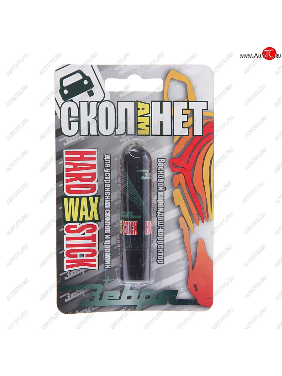 Карандаш восковой белый блистер HardWAX Stick ЗЕБРА ЗЕБРА z-1426 с доставкой в г. Кемерово