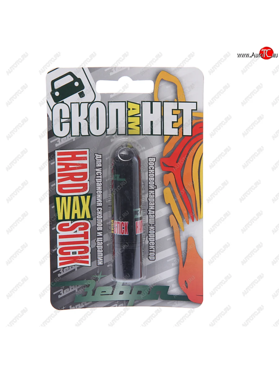 Карандаш восковой красный блистер HardWAX Stick ЗЕБРА ЗЕБРА z-1457-1 с доставкой в г. Кемерово