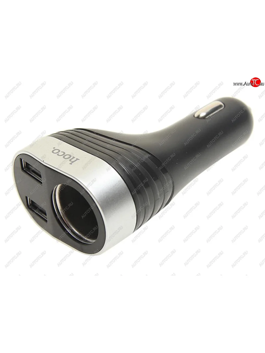 Разветвитель прикуривателя 1-но гнездовой 12-24V 2USB 3.1A с дисплеем HOCO HOCO z29 с доставкой в г. Кемерово