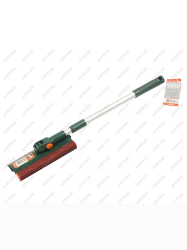 Щетка для мойки автомобиля телескопическая с губкой и сгоном для воды 38-54см LI-SA LI-SA 48337