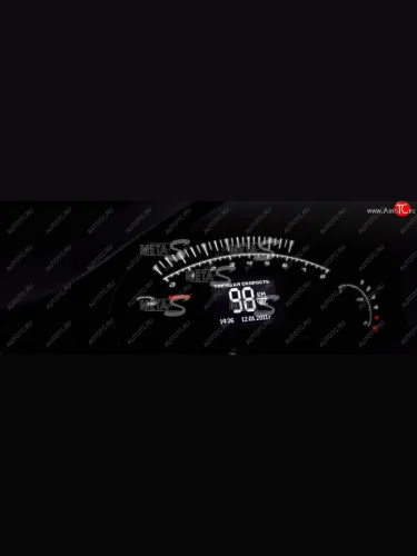 Электронная комбинация Chevrolet Niva GAMMA GF-826 (стрелочная хром) Ferrum gf826-2123