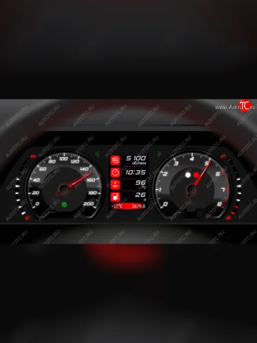 Электронная комбинация Lada Samara 2 - 2110 GAMMA GF-826 (стрелочная) Ferrum gf826