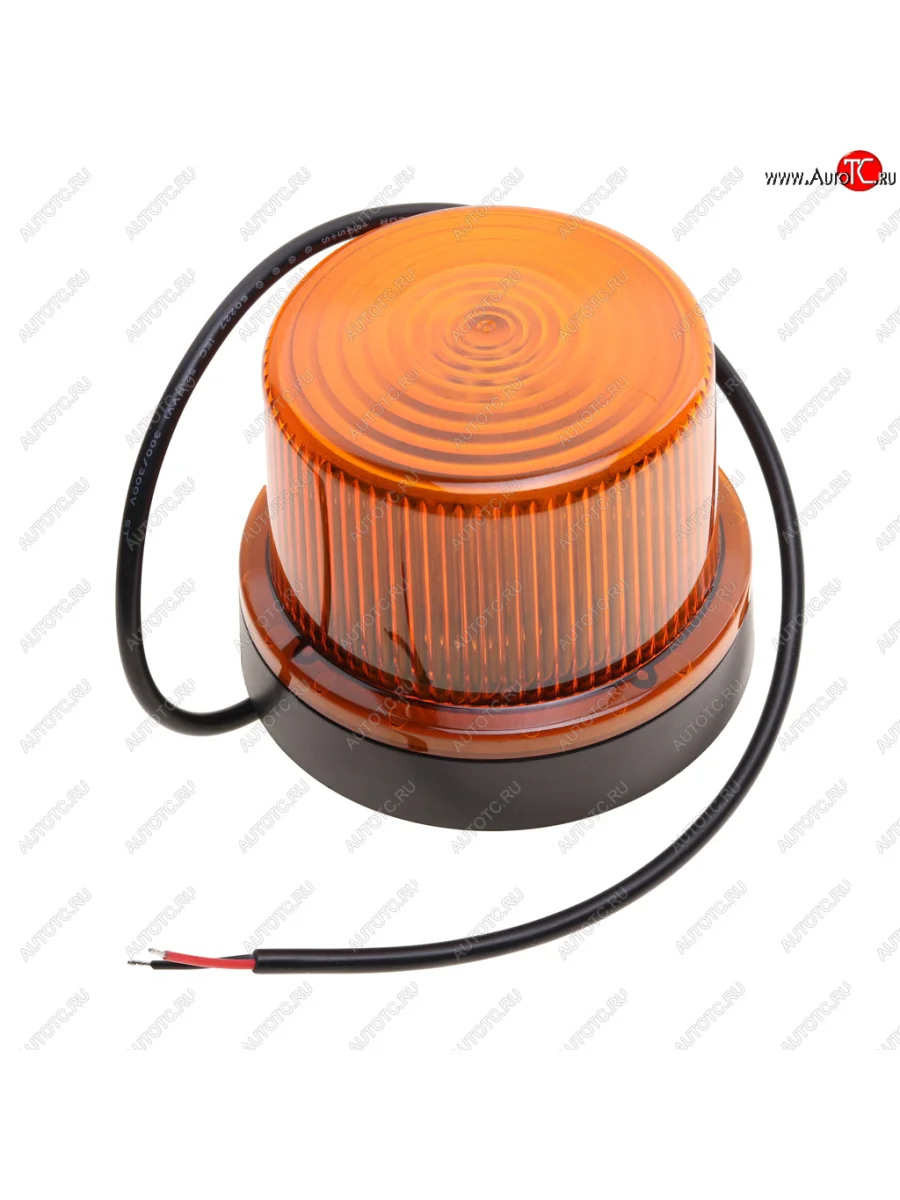 Маяк проблесковый 1224V светодиодный стационарный желтый MEGAPOWER MEGAPOWER 370-34-001 с доставкой в г. Кемерово