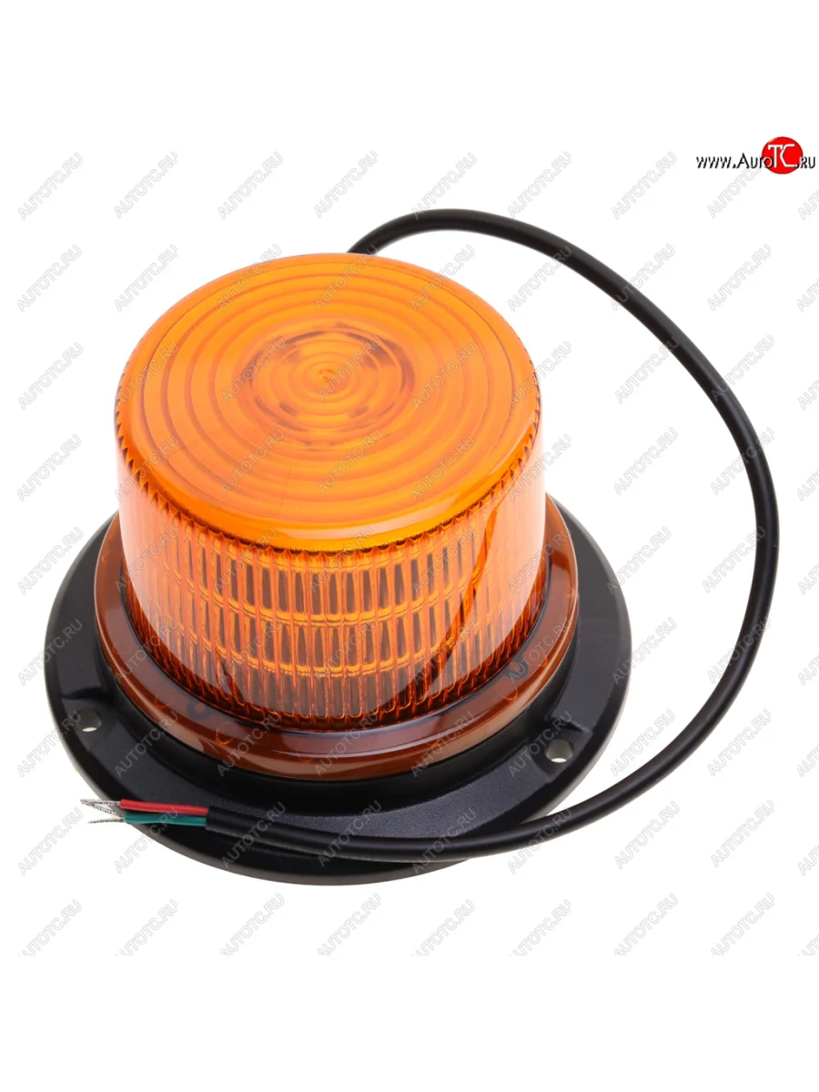 Маяк импульсный 1224V светодиодный стационарный желтый MEGAPOWER MEGAPOWER 370-34-006 с доставкой в г. Кемерово