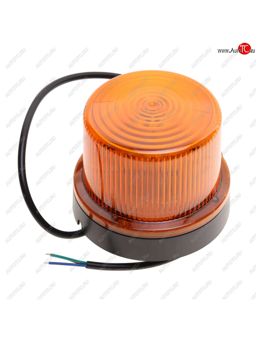 Маяк импульсный 1224V светодиодный стационарный желтый MEGAPOWER MEGAPOWER 370-34-003 с доставкой в г. Кемерово