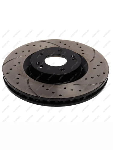 Диск тормозной HYUNDAI Santa Fe (20-) KIA Sorento (20-) передний перфорированный комплект TAYGA TAYGA bdf271
