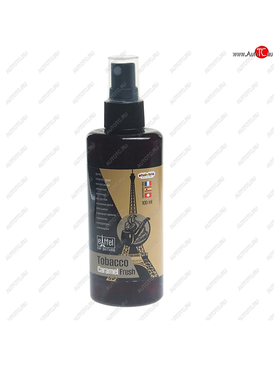 Ароматизатор спрей (tobacco caramel fresh) 100мл Eiffel Tobacco FOUETTE FOUETTE ef-02  с доставкой в г. Кемерово