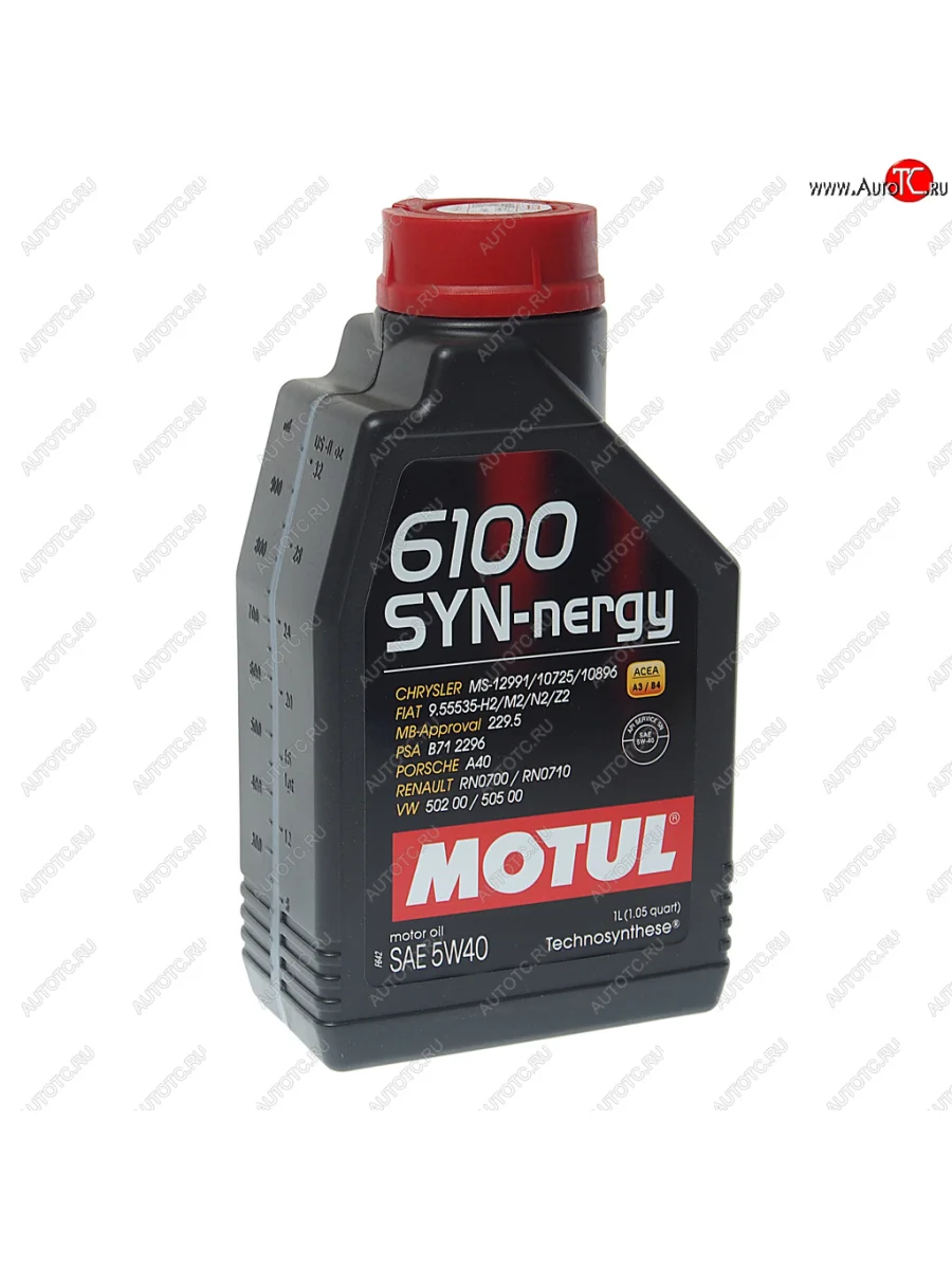 Масло моторное 6100 SYNERGIE 5W40 псинт.1л MOTUL MOTUL 111689 с доставкой в г. Кемерово