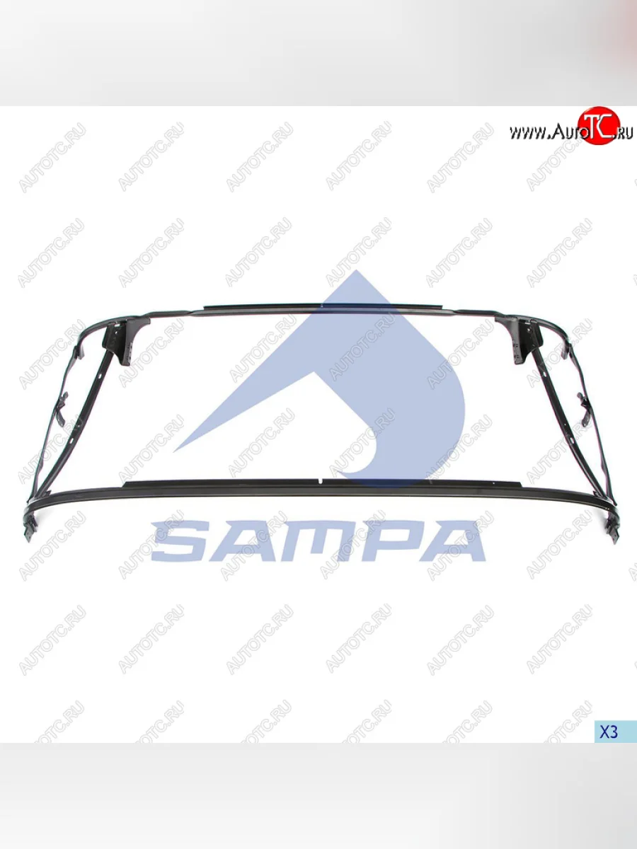 Рамка SCANIA P,G,R,T капота SAMPA SAMPA 18400394 SAMPA 18400394 с доставкой в г. Кемерово