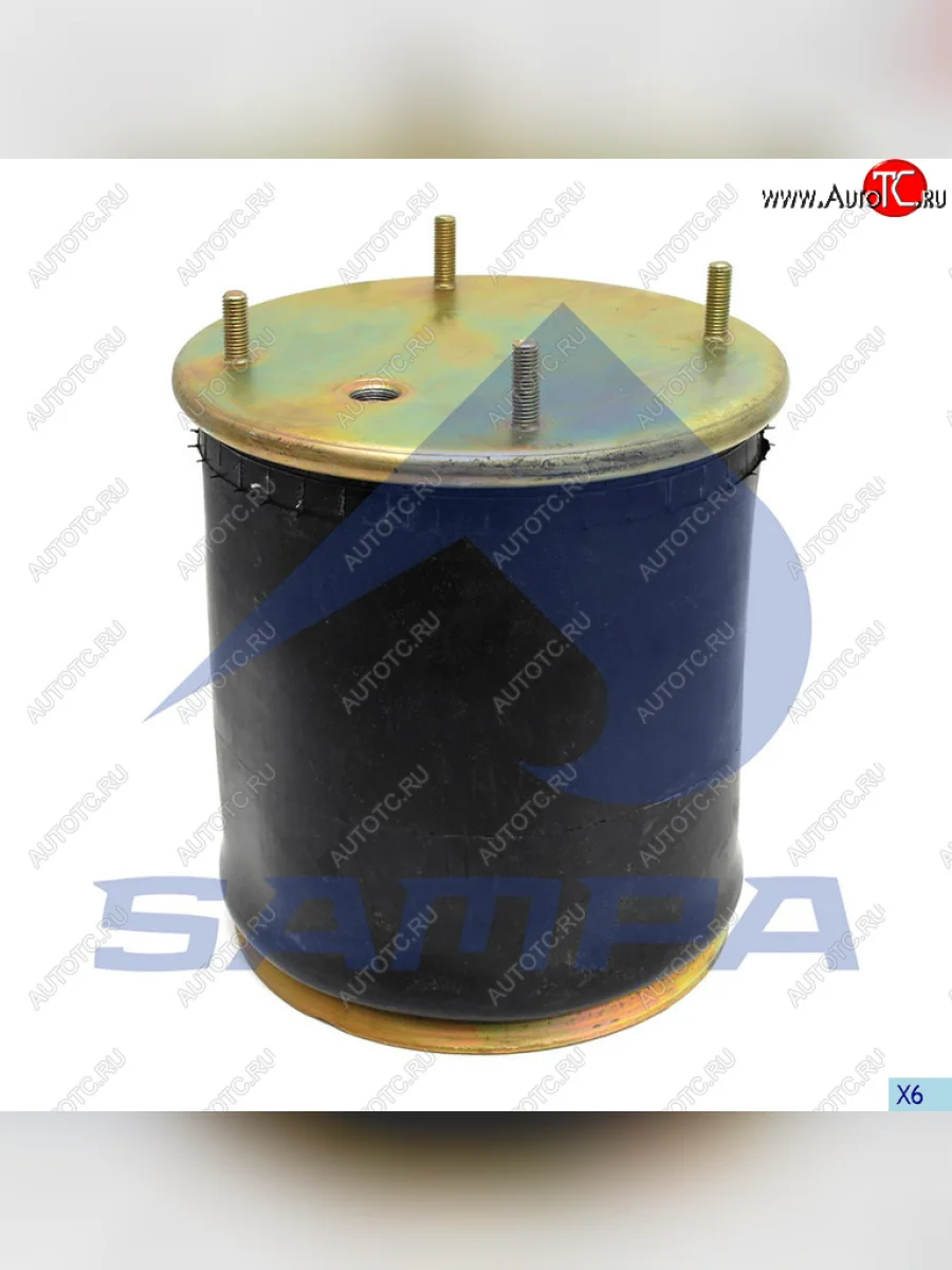 Пневморессора FRUEHAUF ROR SAF (металлический стакан) SAMPA SAMPA sp554008-k с доставкой в г. Кемерово