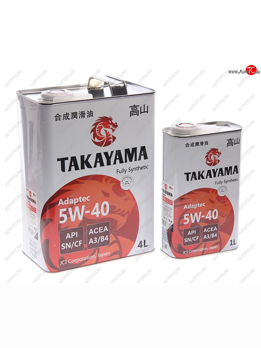 Масло моторное Adaptec SNCF 5W40 синт.4+1л TAKAYAMA TAKAYAMA 605624  с доставкой в г. Кемерово