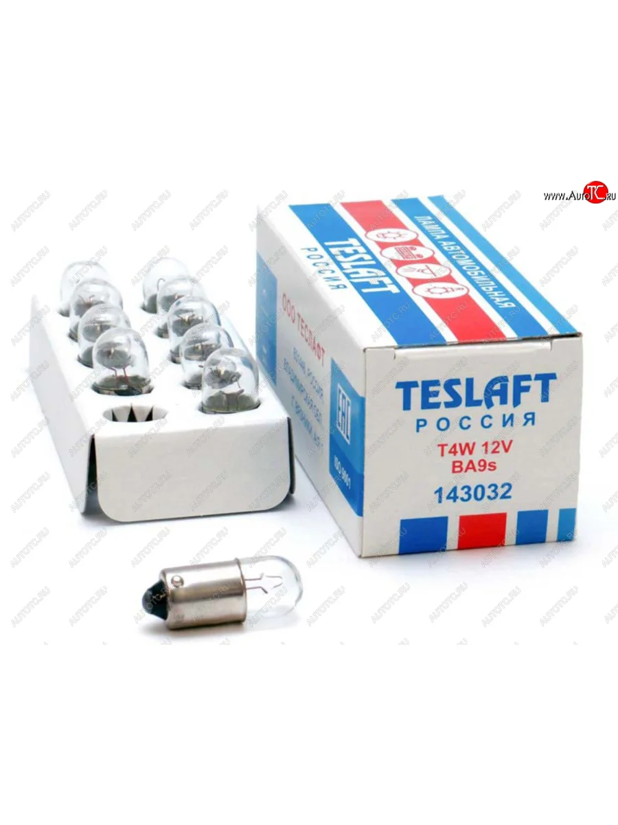 Лампа 12V T4W BA9s 35лм Стандарт TESLAFT (Россия) TESLAFT 4631111143032 с доставкой в г. Кемерово