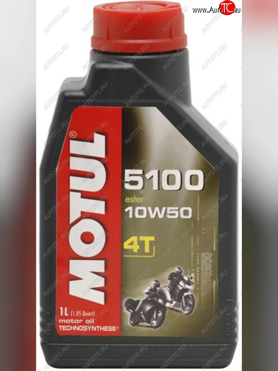 Масло моторное для 4-х тактных двигателей 5100 ESTER 4T 10W50 псинт.4л MOTUL MOTUL 104076 с доставкой в г. Кемерово