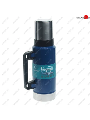 Термос 1л узкая горловина, сталь, синий Voyage СЛЕДОПЫТ СЛЕДОПЫТ pf-tm-17