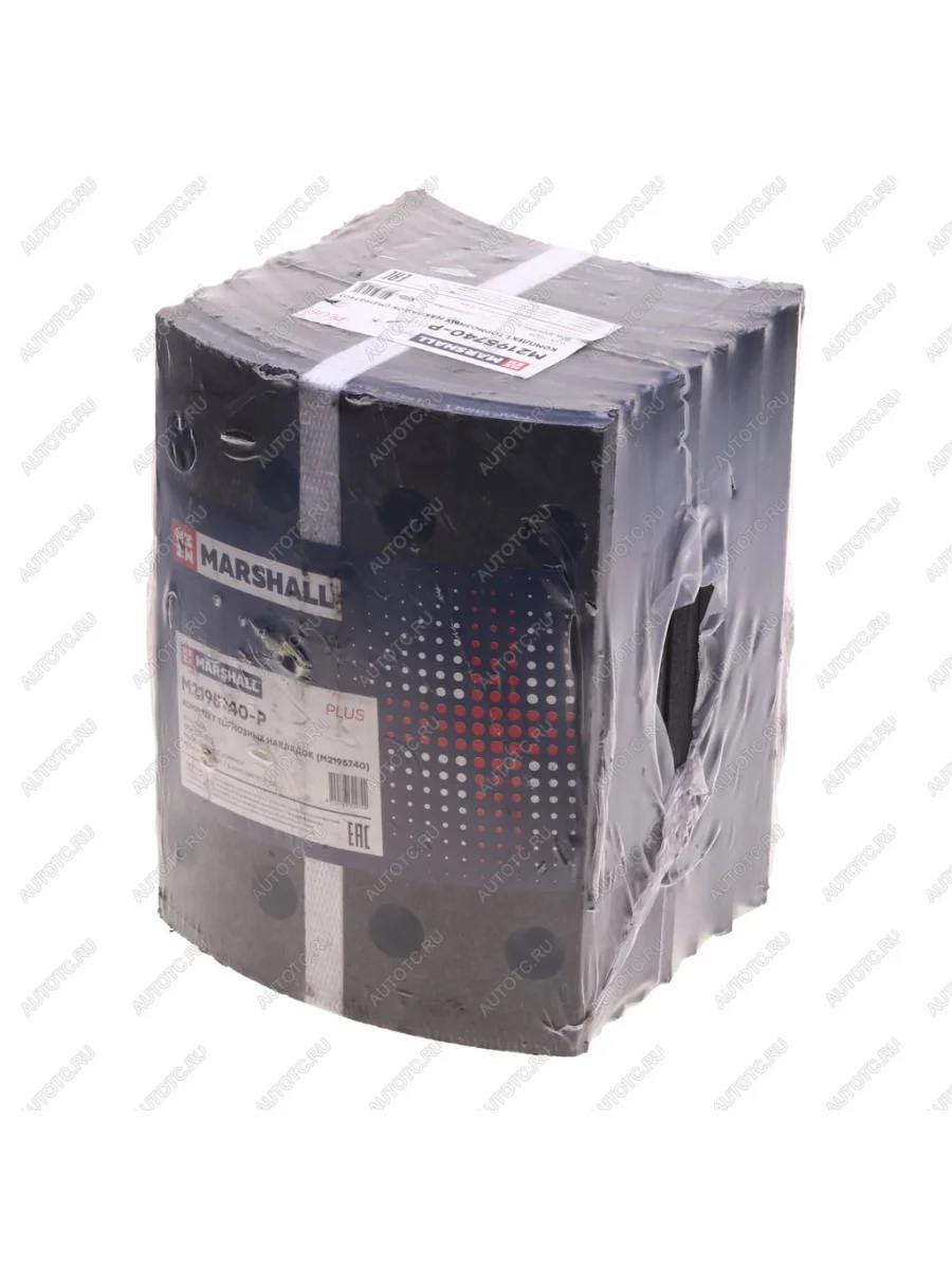 Накладка тормозной колодки BPW (300x200) стандарт PLUS 64 отв. 8x1593251 (8шт.) MARSHALL MARSHALL m2195740-p с доставкой в г. Кемерово