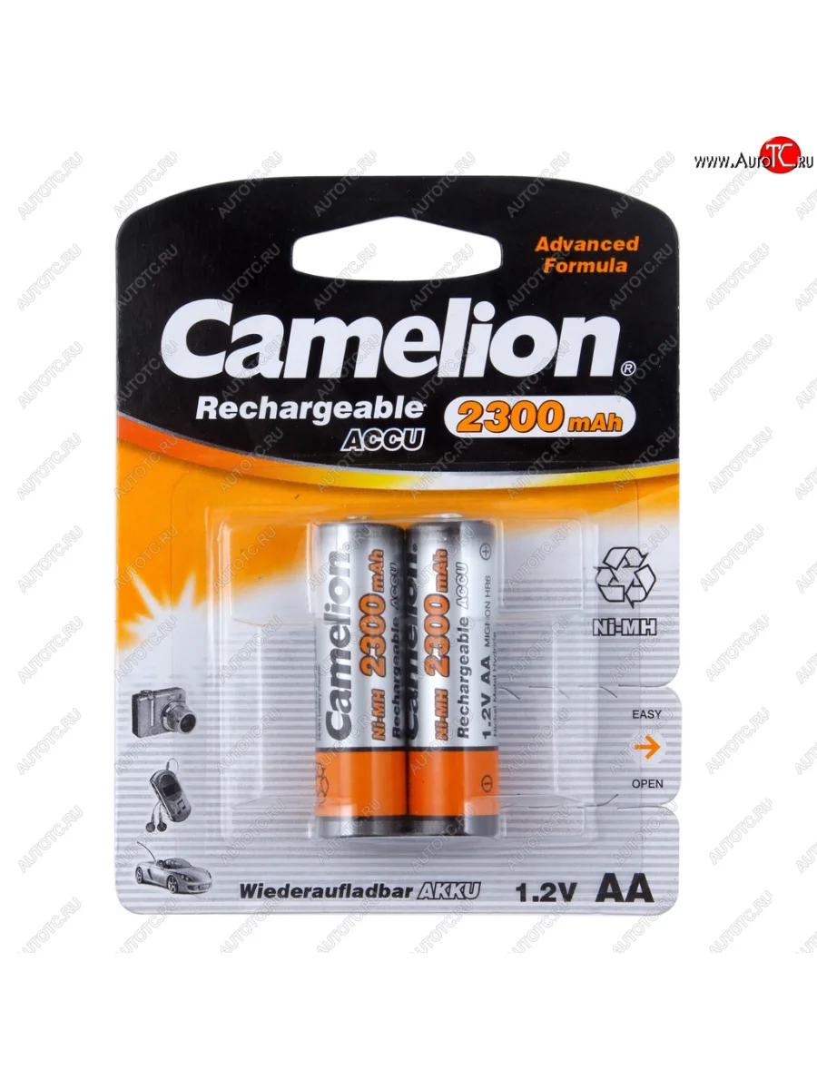 Батарейка AA HR6 1.2V аккумулятор Ni-MH 2300mAh блистер (2шт.) CAMELION CAMELION c-230aakcбл  в Самаре Самарской области