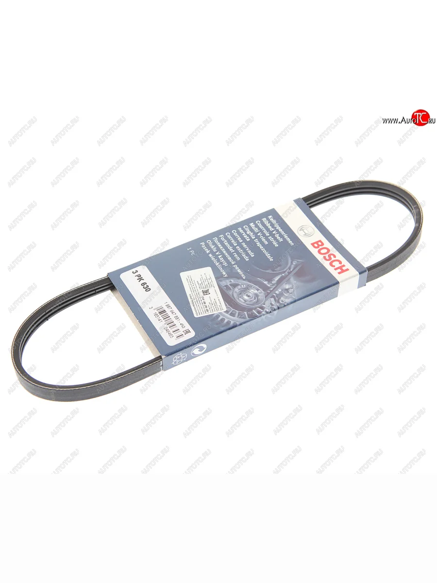 Ремень приводной поликлиновой 3PK630 BOSCH BOSCH 1987947881 BOSCH 1987947881 с доставкой в г. Кемерово