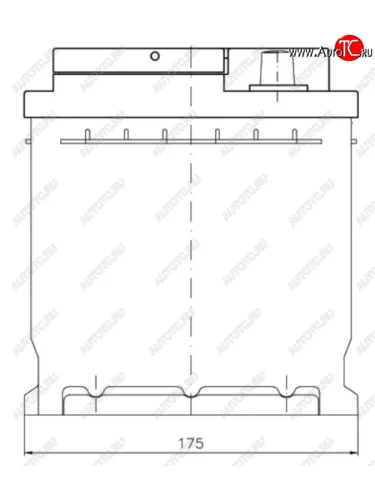 Аккумулятор VOLTHOR Supreme 66Ач обратная полярность VOLTHOR 6ст66(0) 56649