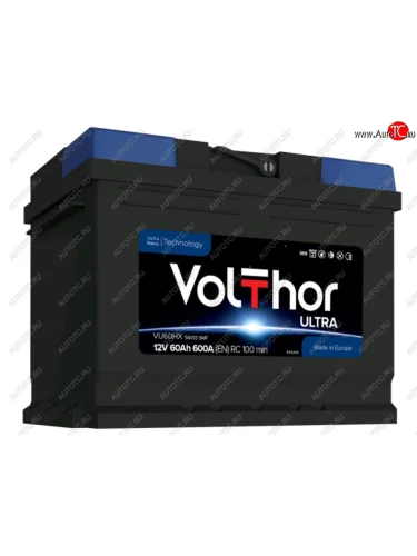 Аккумулятор VOLTHOR Ultra 60Ач VOLTHOR 6ст60(1) 56013