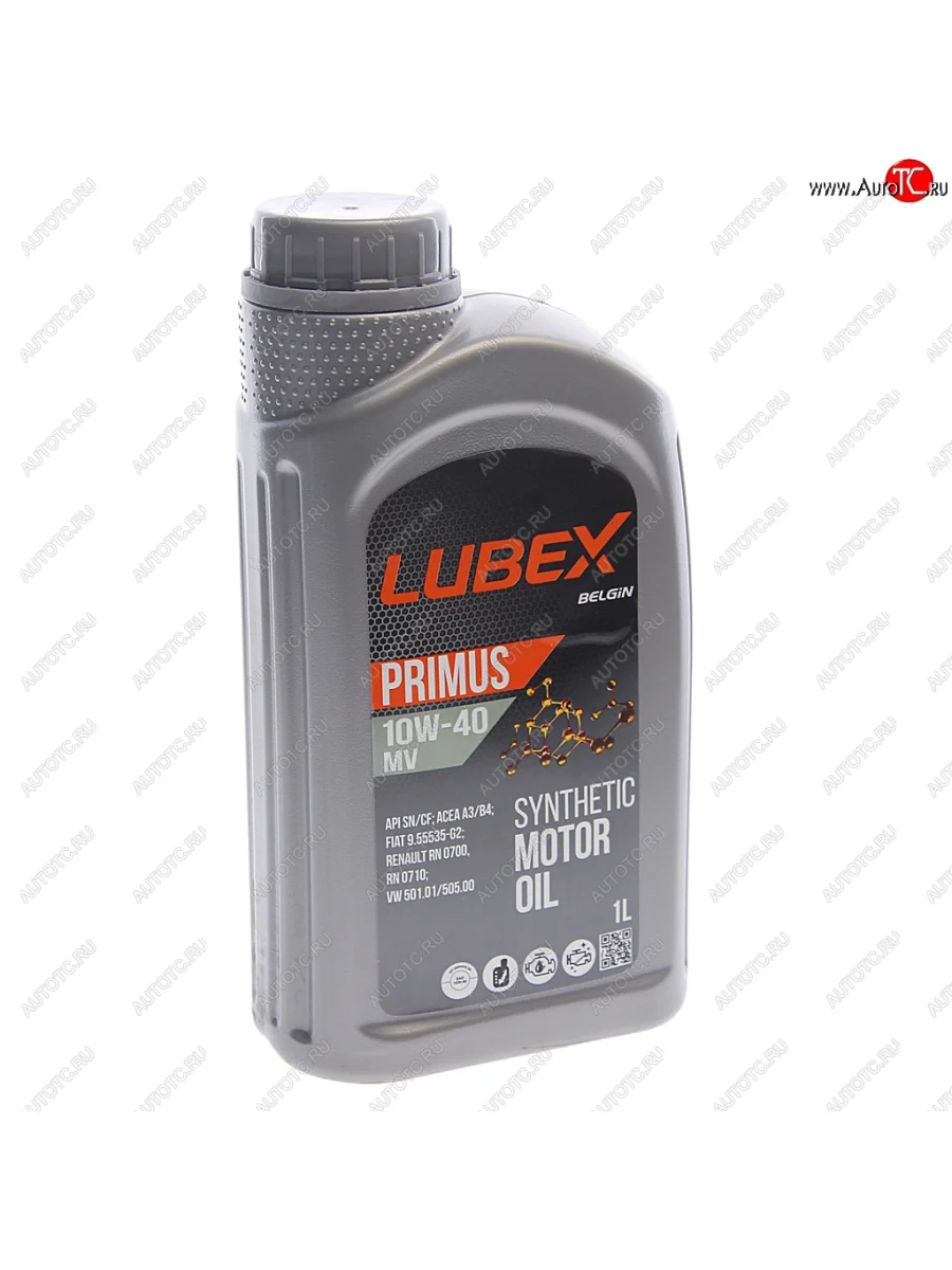 Масло моторное PRIMUS MV CFSN A3B4 10W40 синт.1л LUBEX LUBEX l034-1322-1201 с доставкой в г. Кемерово