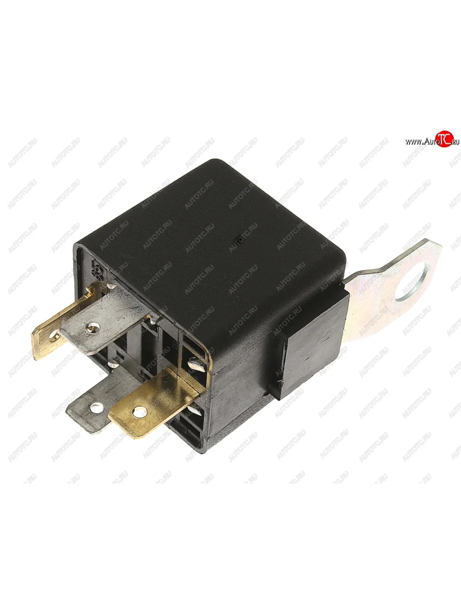 Реле электромагнитное 12V 4-х контактное 30А замыкающее с кронштейном и резистором АВАР АВАР 752.3777-10 с доставкой в г. Кемерово