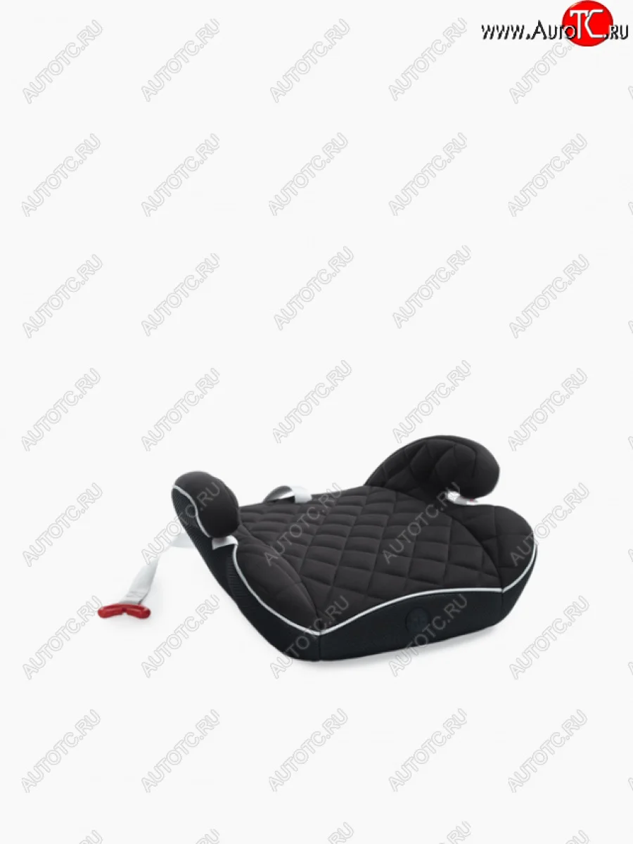 Подушка авт.детская БУСТЕР 15-36кг (II-III) 6-12лет black Rider HAPPY BABY HAPPY BABY 4690624065637 с доставкой в г. Кемерово