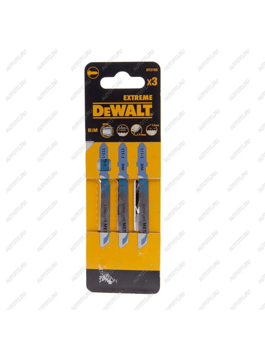 Пилка для лобзика набор 3шт. металл 76мм DEWALT DEWALT dt2150-qz с доставкой в г. Кемерово