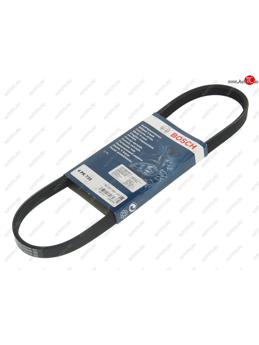Ремень приводной поликлиновой 4PK735 BOSCH BOSCH 1987947890 BOSCH 1987947890 с доставкой в г. Кемерово