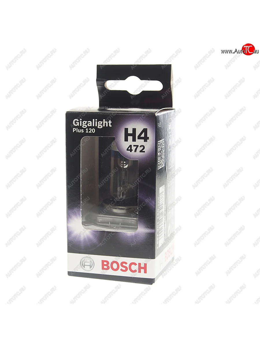 Лампа 12V H4 60/55W P43t +120% блистер (1шт.) Gigalight Plus 120 BOSCH BOSCH 1987301160 BOSCH 1987301160 с доставкой в г. Кемерово