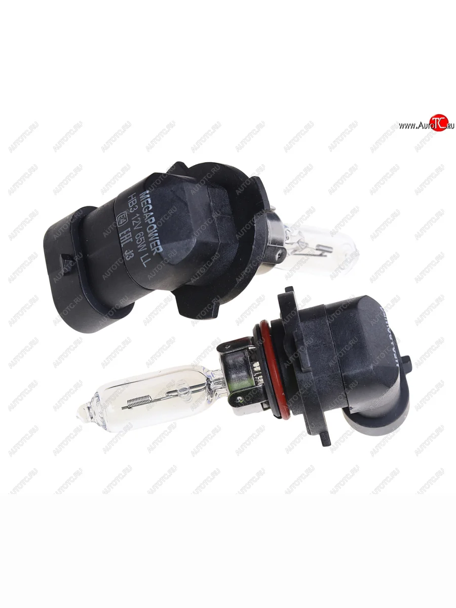 Лампа 12V HB3 65W P20d бокс (2шт.) Long Life MEGAPOWER MEGAPOWER 370-33-039 с доставкой в г. Кемерово
