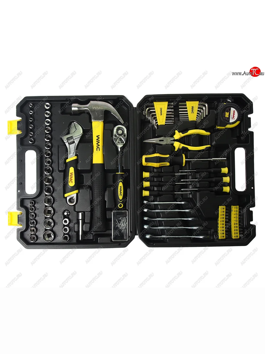 Набор инструментов 128 предметов слесарно-монтажный 1/4, 3/8 DR 4-21мм WMC TOOLS WMC TOOLS wmc-30128-old WMC TOOLS wmc-30128-old с доставкой в г. Кемерово