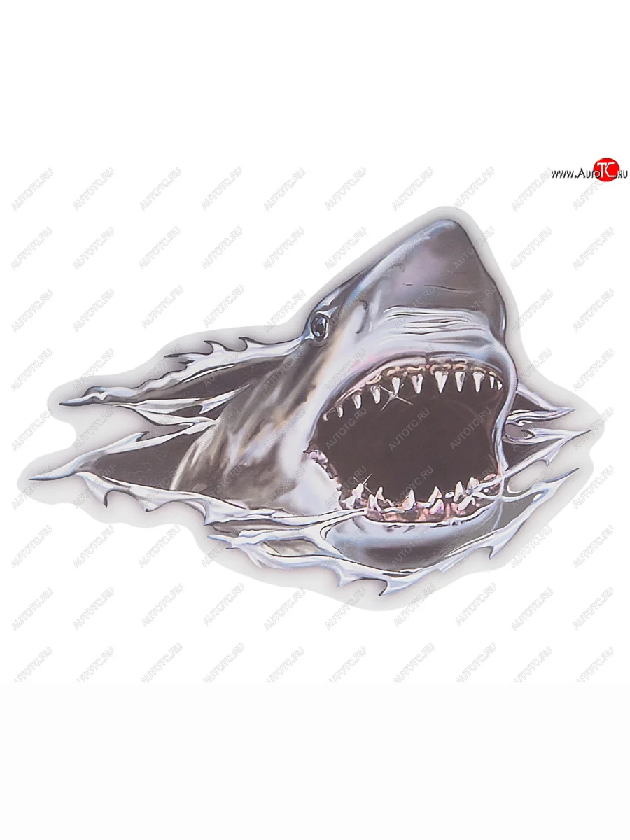 Наклейка виниловая вырезанная Акула №2 10х11см полноцветная AUTOSTICKERS AUTOSTICKERS 047072 AUTOSTICKERS 047072 с доставкой в г. Кемерово
