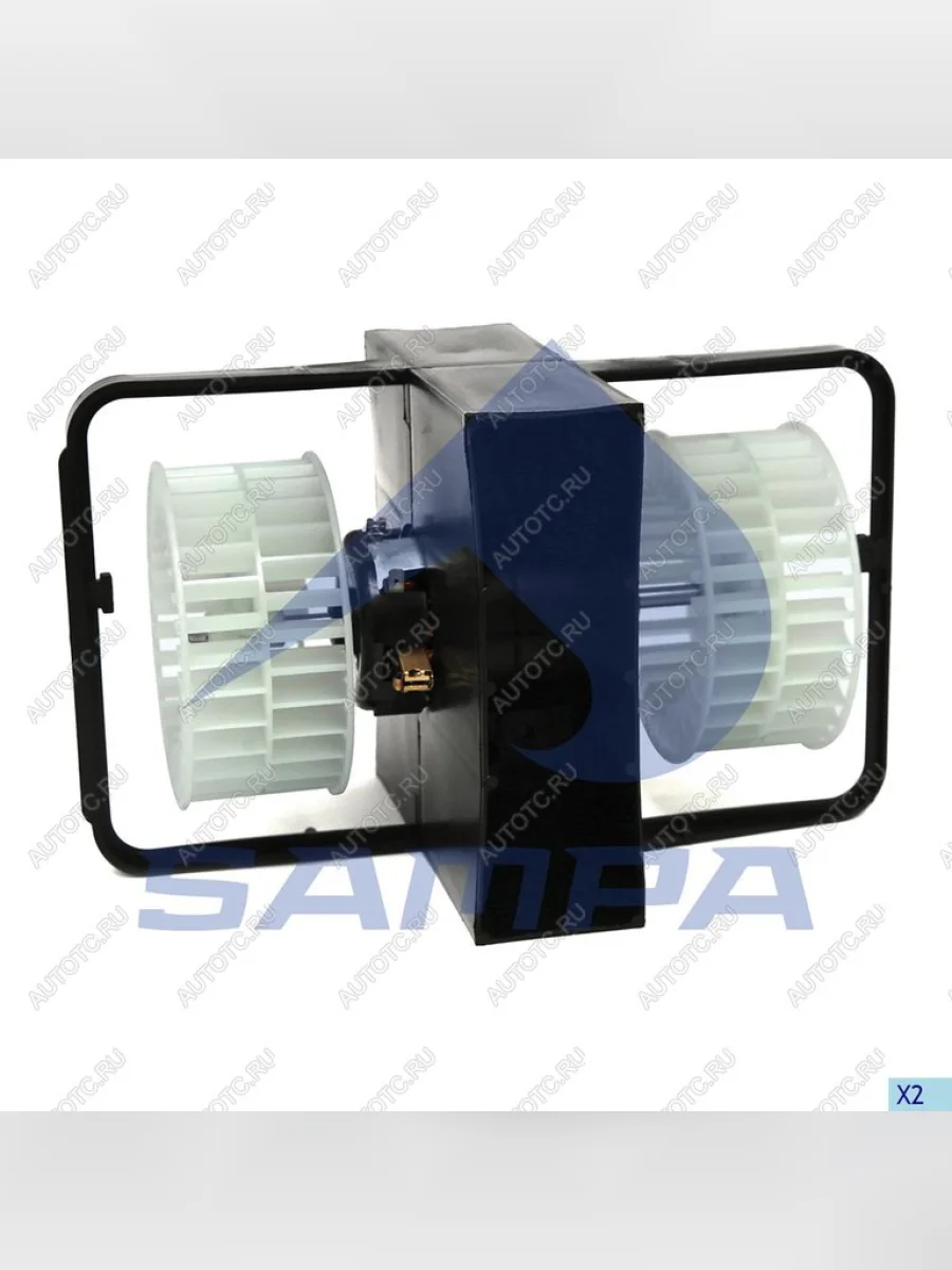 Мотор отопителя MAN MERCEDES VOLVO с крыльчаткой SAMPA SAMPA 023.069 с доставкой в г. Кемерово