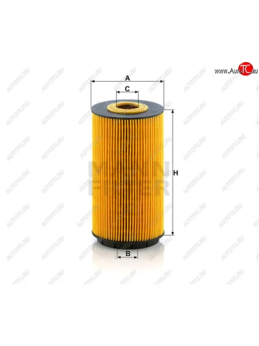 Фильтр масляный VW Phaeton (02-15),Touareg (03-10) AUDI A8 (04-15) MANN MANN hu8010z