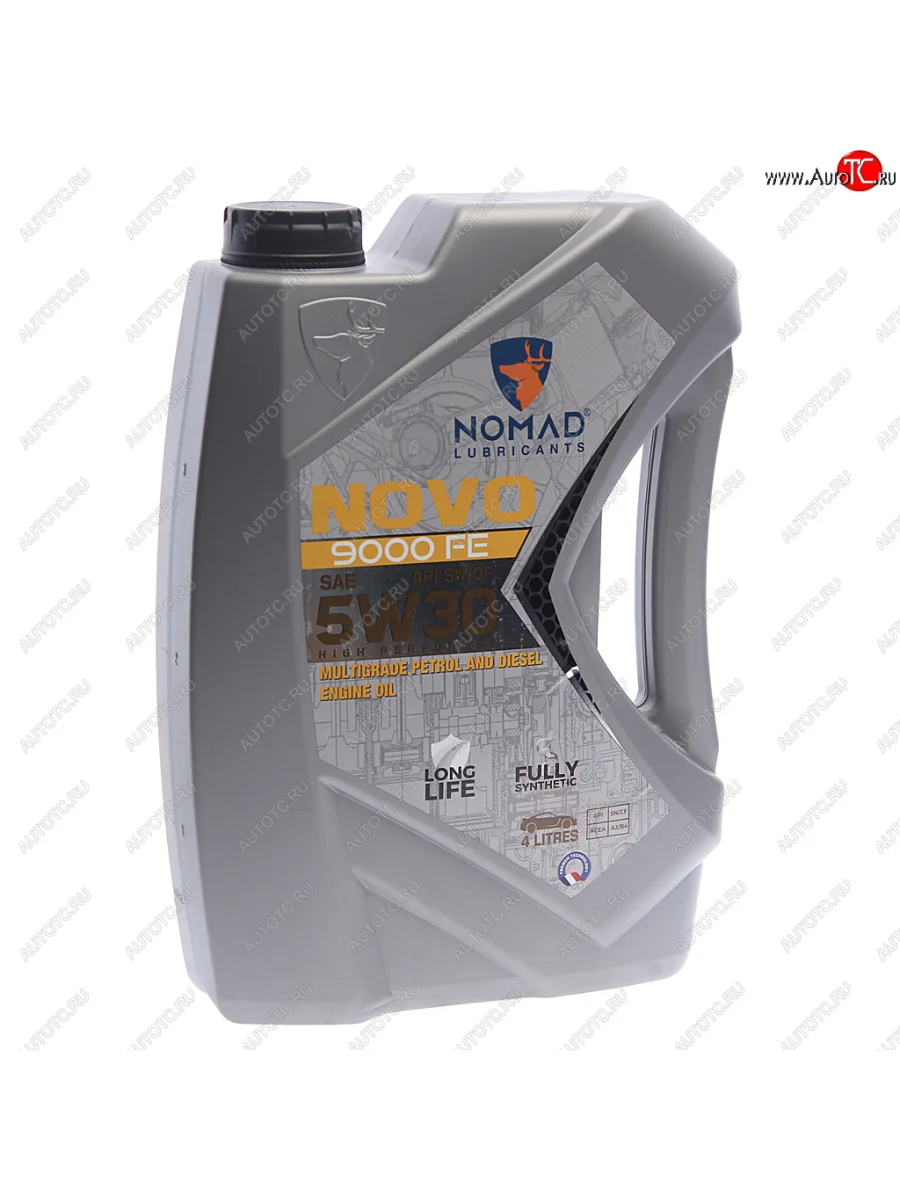 Масло моторное NOVO 9000 FE 5W30 синт.4л NOMAD NOMAD 6290360905808 с доставкой в г. Кемерово