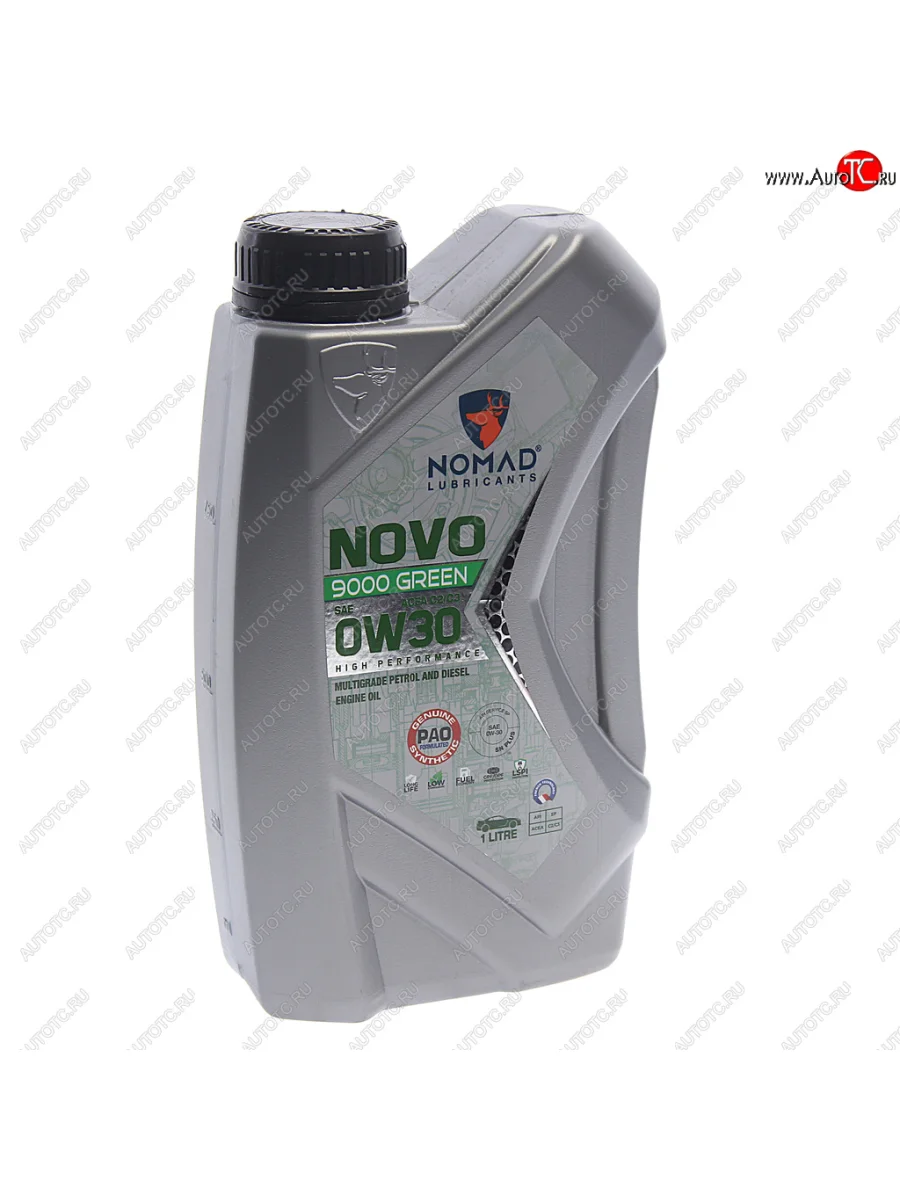 Масло моторное NOVO 9000 GREEN C2C3 0W30 синт.1л NOMAD NOMAD 6297001279355 с доставкой в г. Кемерово