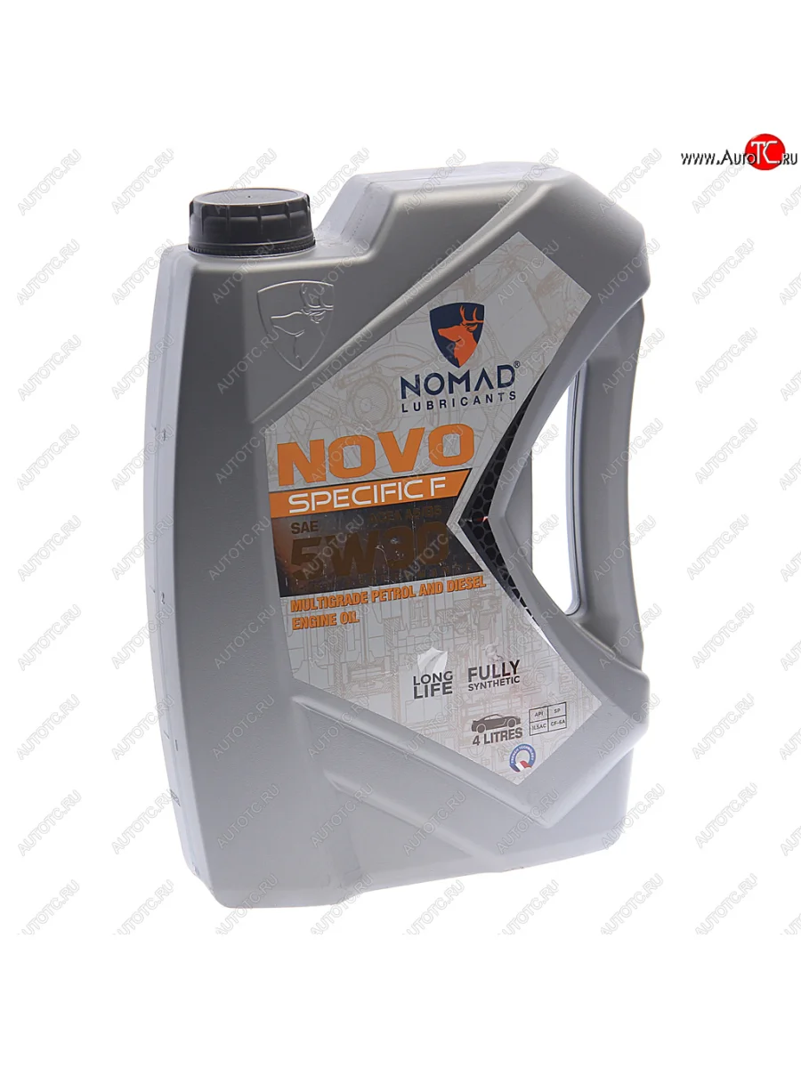 Масло моторное NOVO Specific F A5B5 5W30 синт.4л NOMAD NOMAD 6290360901725 с доставкой в г. Кемерово