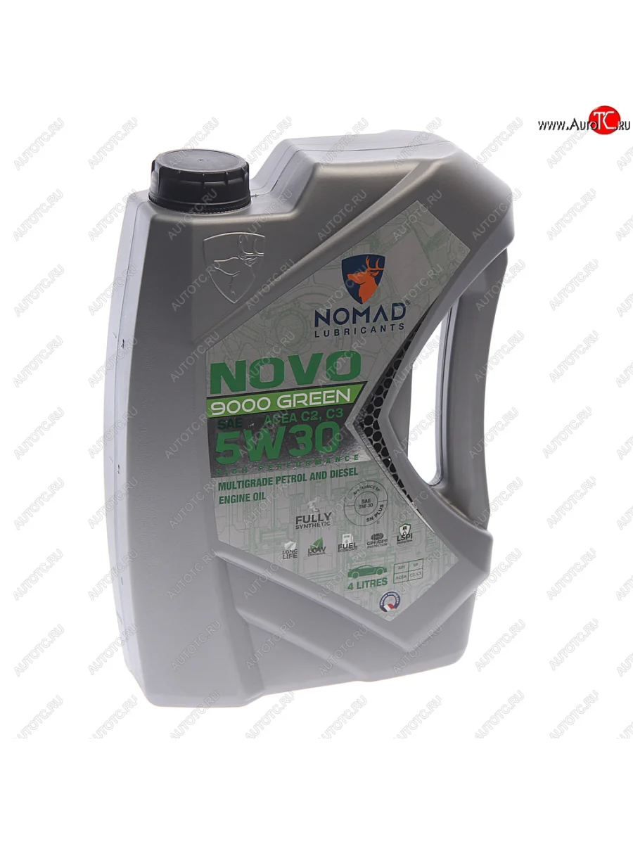 Масло моторное NOVO 9000 GREEN C2C3 5W30 синт.4л NOMAD NOMAD 6297000873596 с доставкой в г. Кемерово