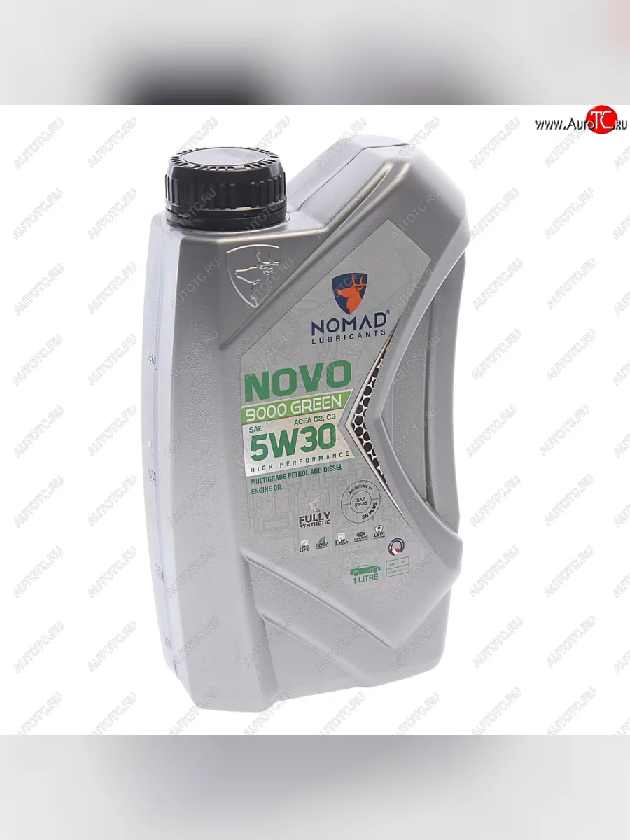 Масло моторное NOVO 9000 GREEN C2C3 5W30 синт.1л NOMAD NOMAD 6297000873589 с доставкой в г. Кемерово