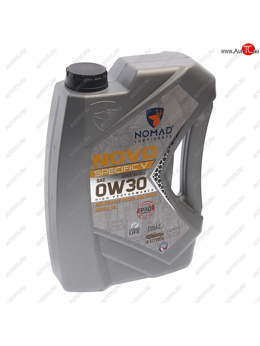Масло моторное NOVO Specific V A5B5 0W30 синт.4л NOMAD NOMAD 6290360905839 с доставкой в г. Кемерово
